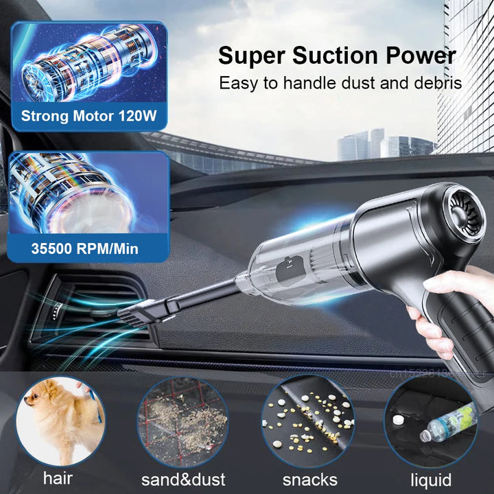 Car Vacuum Cleaner Powerful Wireless car vacuum cleaner 95000PA