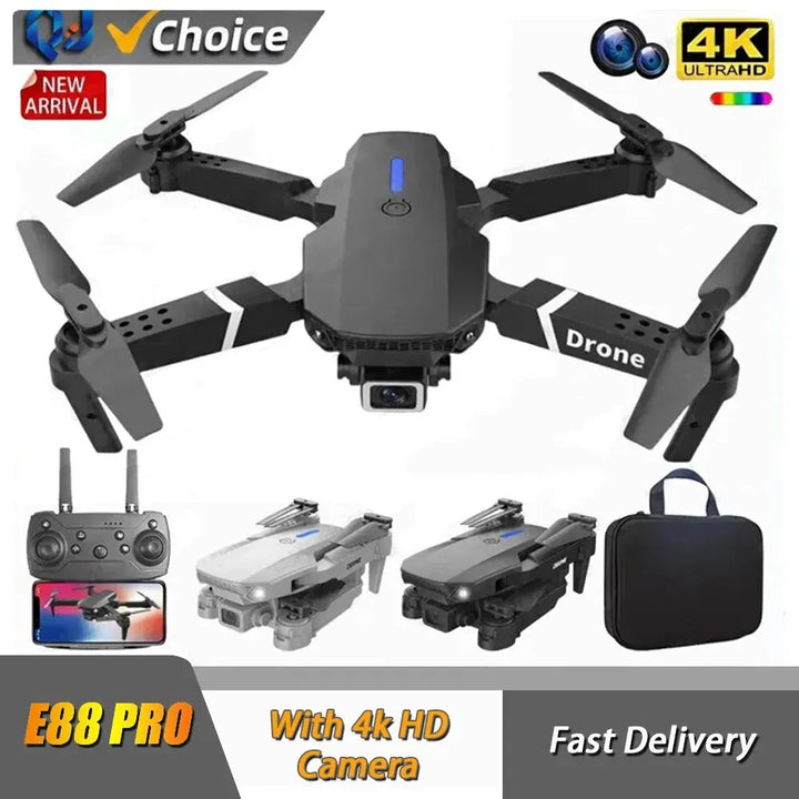 2024 E88Pro RC Drone 4K 1080P Wide Angle HD Camera