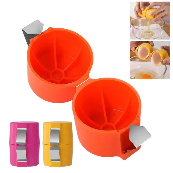 Egg breaker and separator