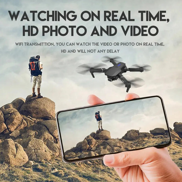 2024 E88Pro RC Drone 4K 1080P Wide Angle HD Camera