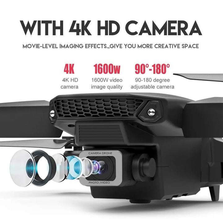 2024 E88Pro RC Drone 4K 1080P Wide Angle HD Camera